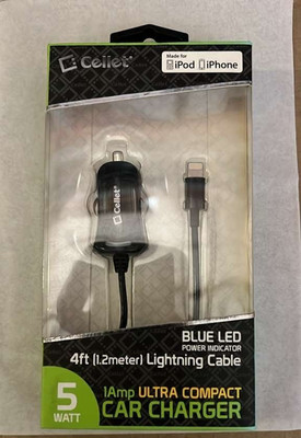 CELLET  Car Charger with Micro USB for iPhone Xs Max Xr Xs X 7 7Plus 8