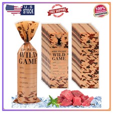 80P Game Wild Meat Bags, Game Wild Freezer Bags Ground Meat