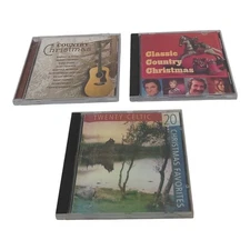 Classic Country and Twenty Celtic Christmas Favorites 3 CD Music Bundle