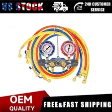 For Yellow Jacket #49968 4-Valve Test & Charging Manifold Gauges R-22/404A/410A