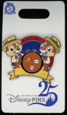 Chip & Dale Holding Board Celebrating 25 Years of Trading Disney