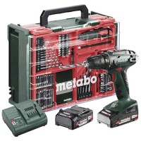 Metabo Bs 18 Set 602207710 Akku-Bohrschrauber 18 V 2 Ah Li-Ion Inkl. 2. Akku,