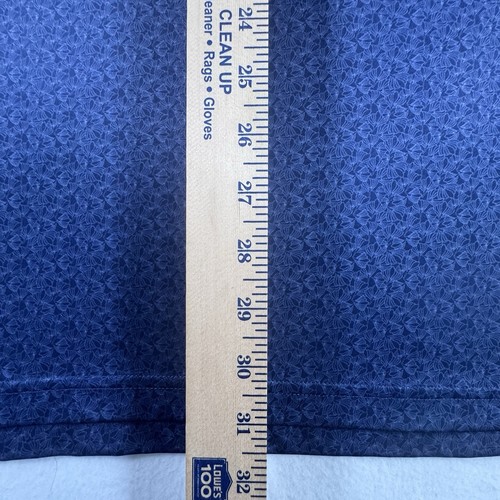Stitch Performance Golf Polo Shirt Men's XL Blue Floral All-Over-Print Stretch - Picture 6 of 9
