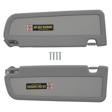 Pair Sun Visor Set Gray For Honda Civic 2006-2011 83280-sna-a01zc Left Right