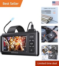 Versatile 5.5mm Endoscope Camera - 1080P HD, 4.3  Screen Perfect for Inspections