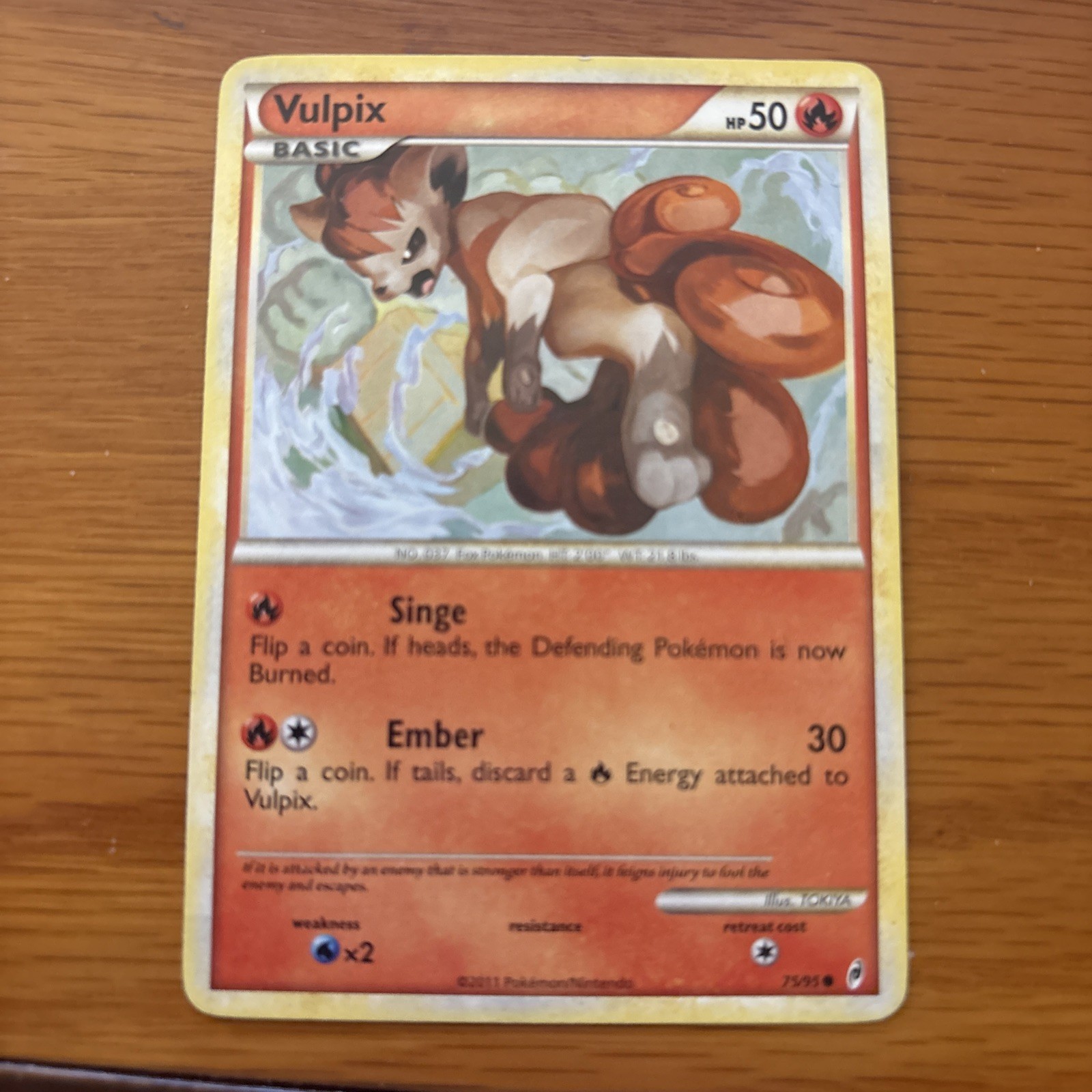 Vulpix 75/95 Call of Legends Regular