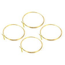 Half Hard Brass Wire, 4Pcs 32Gauge/0.2mm Diameter 10m/32.8ft Craft Wire
