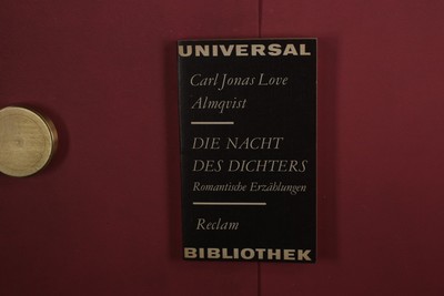 392596 Carl Jonas Love Almqvist DIE NACHT DES DICHTERS Verlag Philipp Reclam