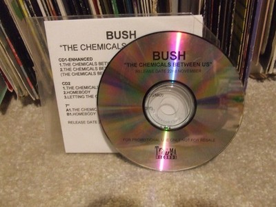 CD SINGLE  BUSH PROMO THE CHEMICALS BETWEEN US