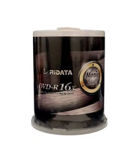 100pcs RIDATA DVD-R 16X MAGIC SILVER  120MIN FOR VIDEO  4.7 GB FOR DATA 
