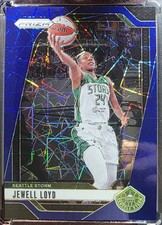 2024 Panini Prizm WNBA BLUE VELOCITY #49 Jewell Loyd Seattle Storm