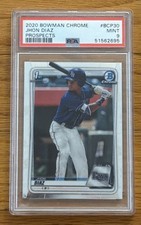2020 Bowman - Chrome Prospects Jhon Diaz MINT PSA 9 #BCP-30 (RC)