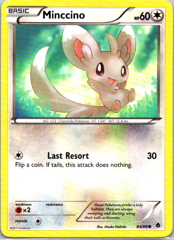 Minccino Common Emerging Powers 84/98 LP