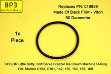 Black FKM For TAYLOR Little Softy C152 C161 142 150 152 162 168 PN: 019998