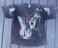 Vintage Looney Tunes Taz Devil Harley Davidson Dated 1996