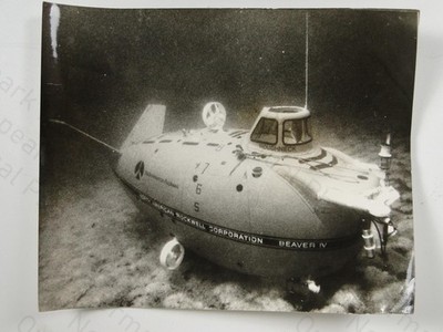 Beaver IV Submarine Roughneck North American Rockwell Deep Sea Research Photo