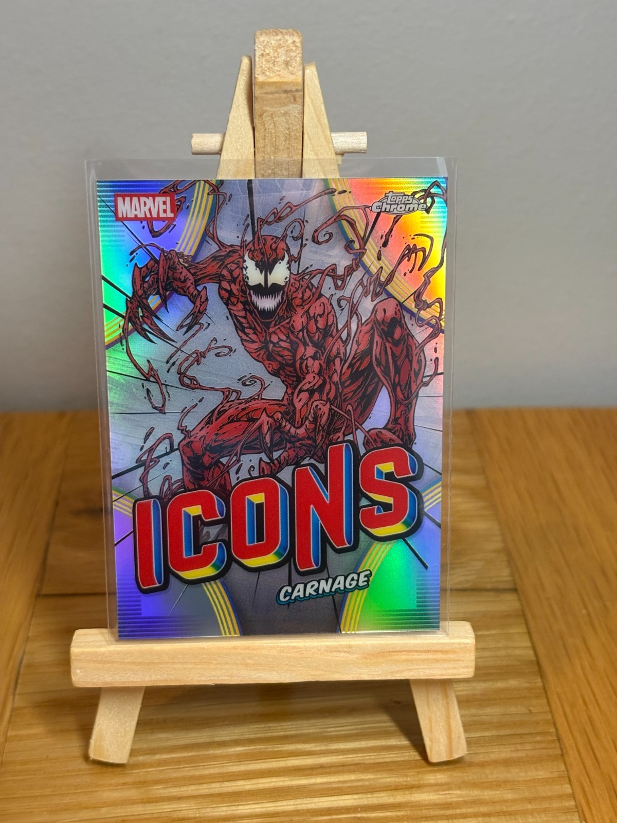 2026 Topps Chrome Marvel Icons Insert Carnage MI-02