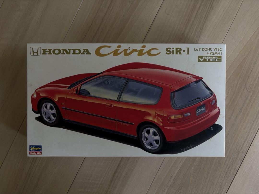 Hasegawa Honda Civic SiRII 1/24 EG6 EG4 Model | eBay