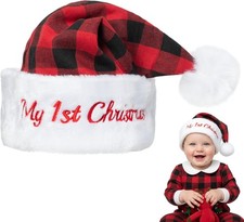 WATINC Christmas Santa Hat for Baby - My First Hats Newborn...