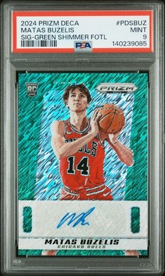 2024-25 Panini Prizm Deca - Signatures Matas Buzelis #PDS-BUZ 