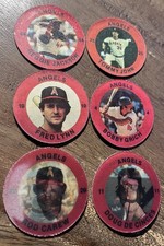ROD CAREW REGGIE JACKSON X6 LOT 1983 7-ELEVEN SLURPEE STAR SPORTS COINS ANGELS