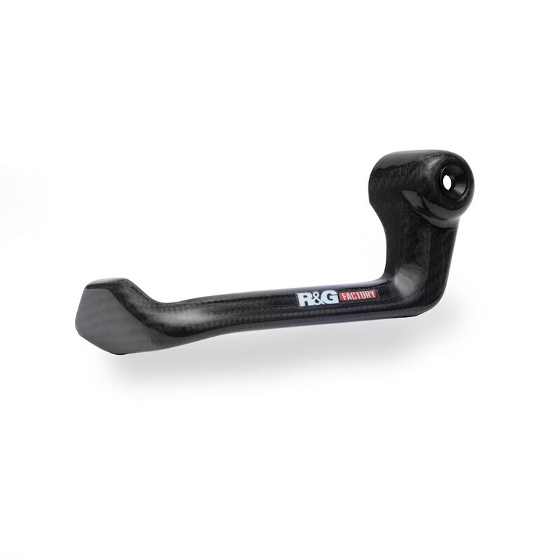 Protection levier droit R&G RACING carbone garde frein moto circuit guidon 22mm