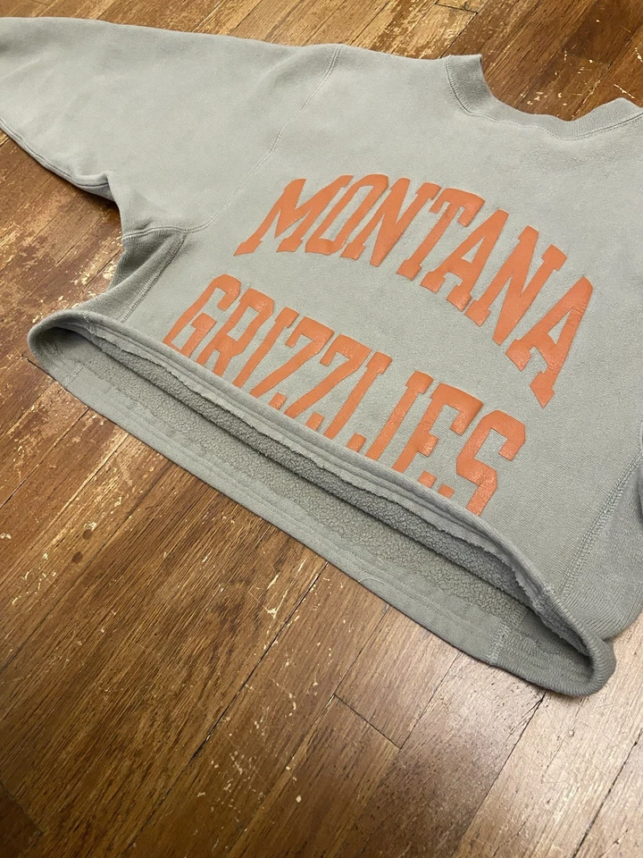 复古 90 年代 Champion Reverse Weave 蒙大拿大学短运动衫中号 — 第 4/4 张图片