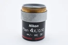 Nikon E Plan 4X/0.10 ∞/ - WD 30 Microscope Objective A2421290