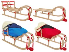 Hörnerschlitten Klappschlitten Rodelschlitten Rodel Schlitten Zubehör wählbar