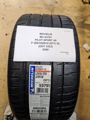 MICHELIN PILOT SPORT 4S P 265 35 18 97Y XL TIRE 53791 CQ2 | eBay