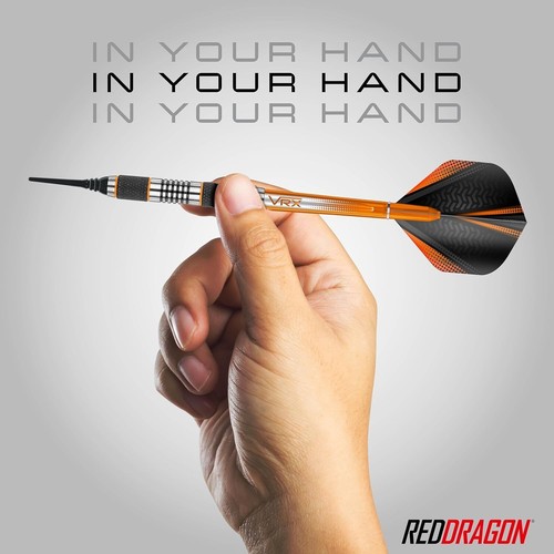 RED DRAGON Amberjack 1 Soft Tip 18g - Tungsten Soft Tip Darts Set with Flight... - Picture 2 of 6