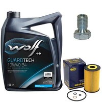 MotoröL Set 10W40 5 Liter + ÖLfilter + ÖLablassschraube FüR Bmw 3Er E36 5Er Z3