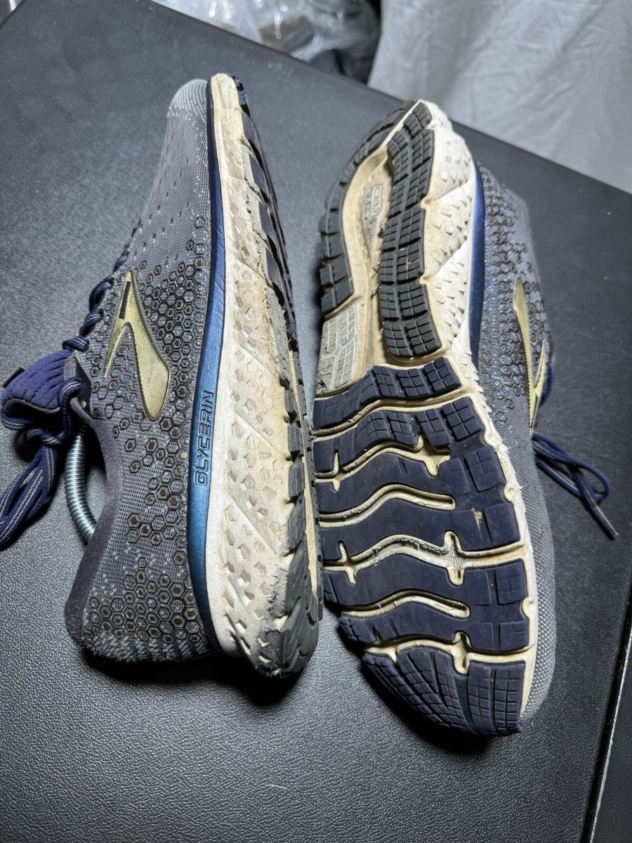 Brooks Mens Glycerin 17 1102961D048 Gray Gold Running Shoes  display picture 1