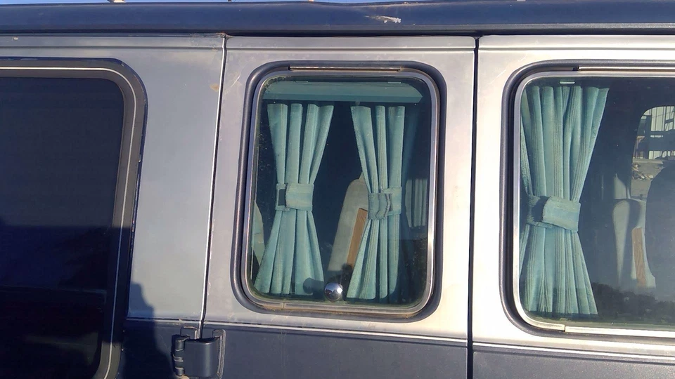 Chevy G20 1984-1995 furgoneta pasajero ventana trasera derecha puerta vidrio OEM trasero Foto 4 de 4