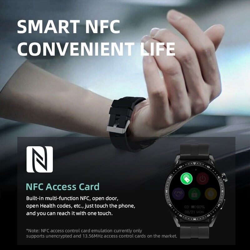 HW3 Pro NFC Smart Watch Men