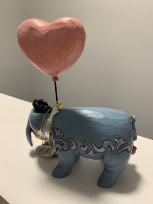 ENESCO Eeyore with a Heart Balloon 6005965 Eeyore With Heart - Disney Traditions