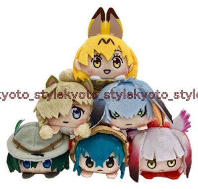 Kemono Friends Plush Mascot BOX 6 pcs Set Doll Stuffed Toy 07293 JAPAN IMPORT