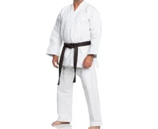 NEW ProForce 2'' Double Wrap Black Karate Martial Arts Deluxe Belt Size 2 (92"L)