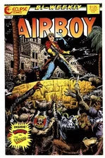 Airboy #28 NM 9.4 1987 Stan Woch Cover