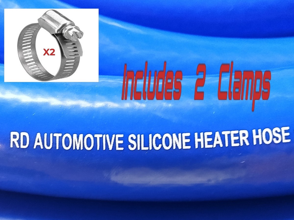 Tubo Silicone RDFLEX Per Radiatore 1.25 X 16 Pollici, Alta Temperatura 428F Con Fascette