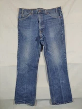 Vintage Levi Strauss & Co. 517 Jeans Mens 36x31 Bootcut Denim USA 90s Orange Tab