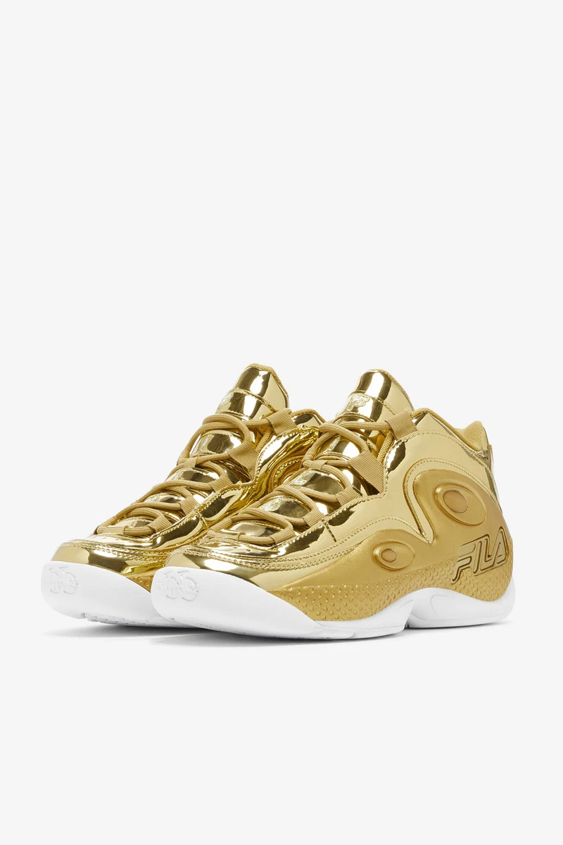 Fila sneakers hotsell gold