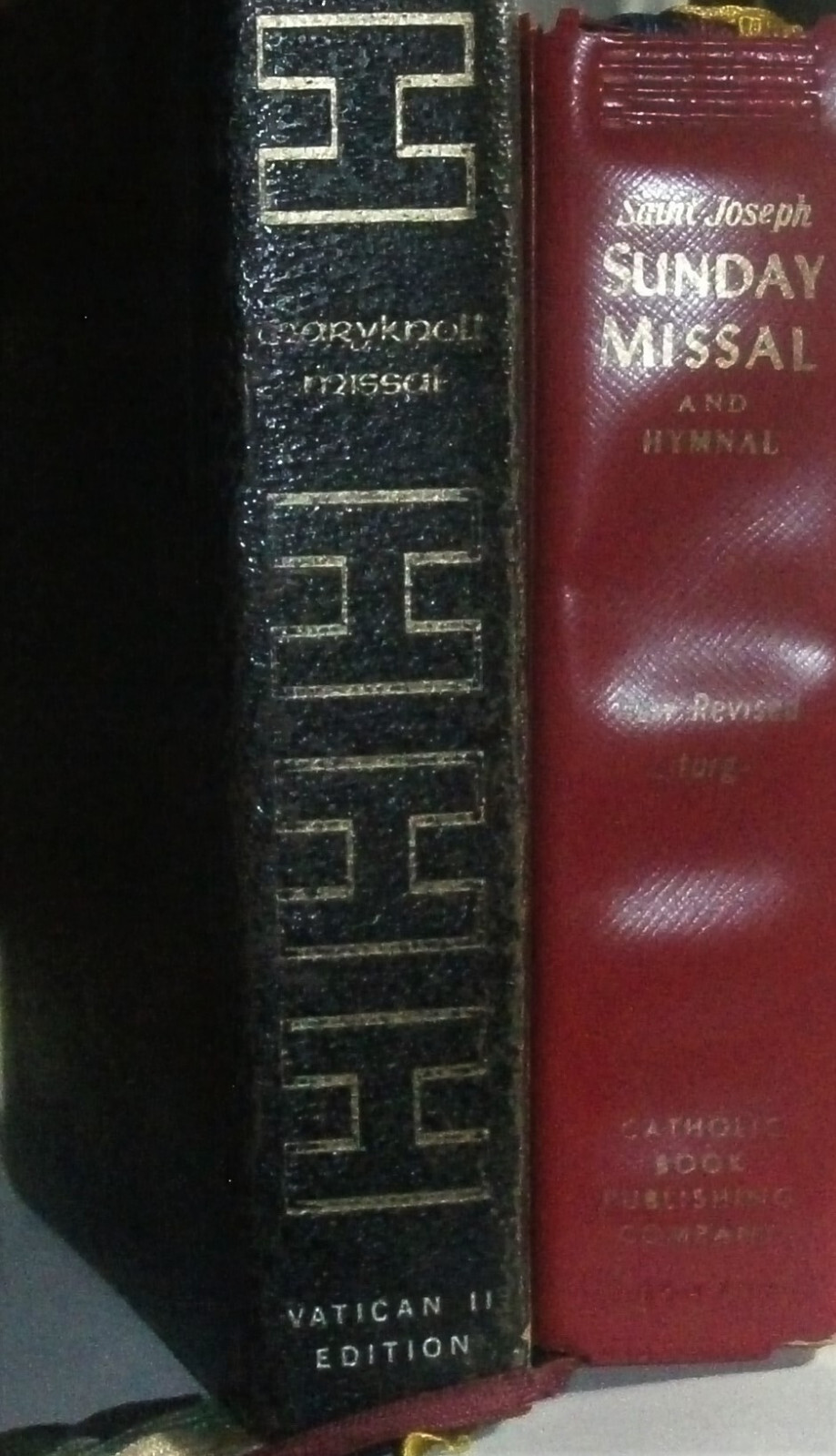 †Vintage Catholic MARYKNOLL MISSAL 1966 and ST JOSEPH SUNDAY MISSAL
