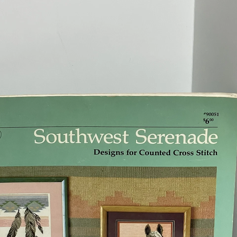 Vtg Candamar Designs Southwest Serenade Designs for Counted Cross Stitch #90051 - Image 2 of 4