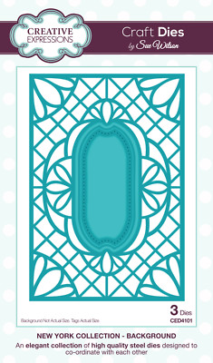 Creative Expressions New York Collection - Hintergrund - CED4101 Sue Wilson