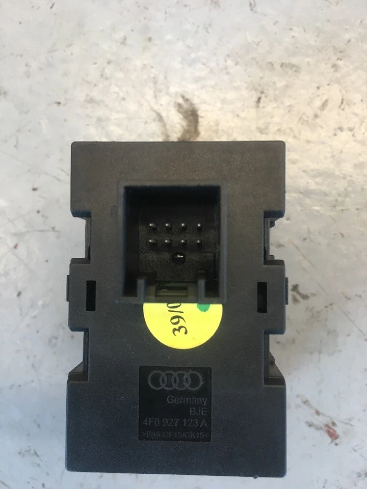 Audi A6 Quattro 2005-2006 tablero interruptor perilla de reinicio 4F0927123A Foto 3 de 4