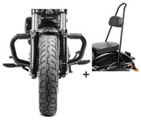 SturzbüGel + Sissybar Tall FüR Harley Sportster 883 Iron 09-20