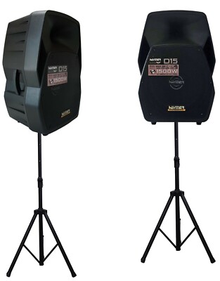 38 cm/15''  DJ PA Musiker Aktiv Lautsprecherbox Set 3000 Watt Sonderaktion PROMO