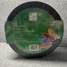 Home Accents Holiday 150 Multi Faceted Christmas C6 Multicolor LED String Lights