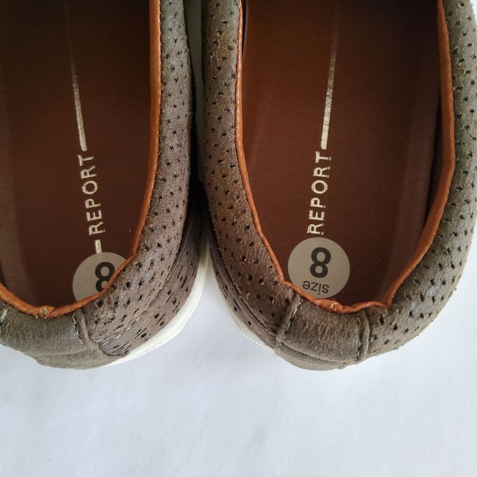 New Reort Alexa Slip-On Sneakers Brown Size 8 4